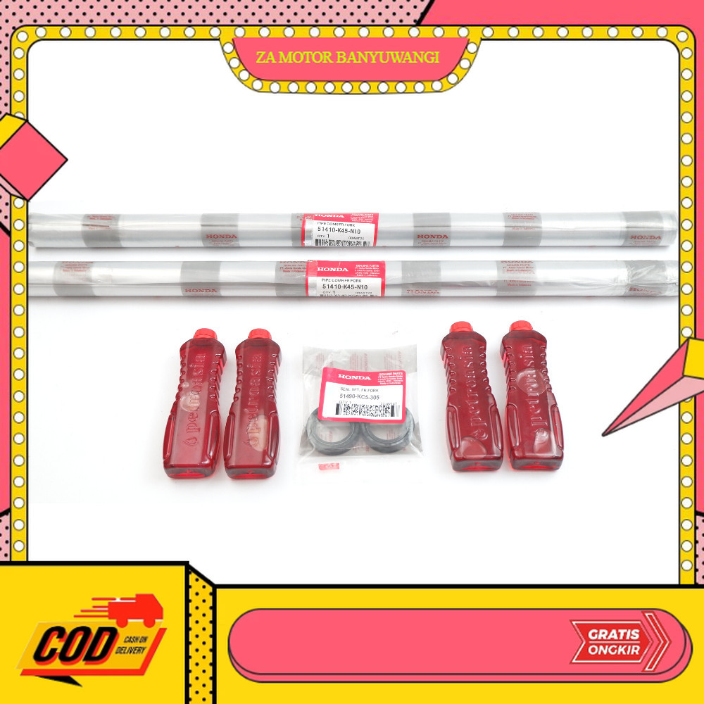 shock depan cbr 150r k45 ori - As sok CBR 150 old - shock cbr 150 new K45