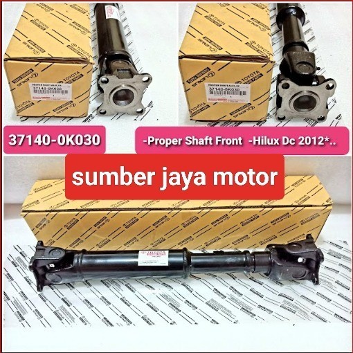 propershaft as tongkol depan hilux double cabin