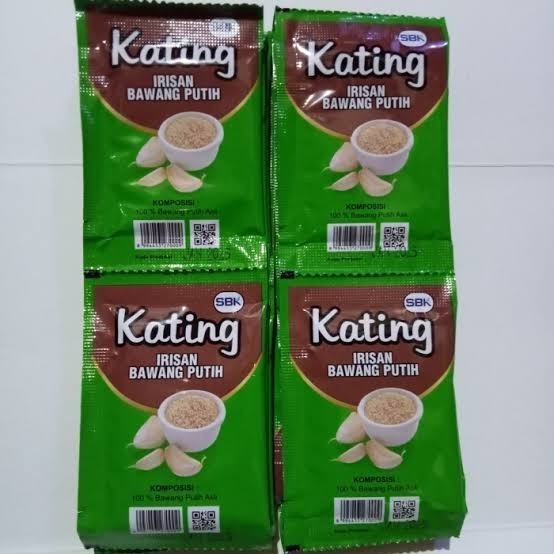 

Kating irisan bawang putih per 1 pack