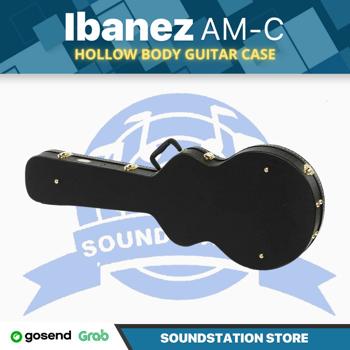 Ibanez AM-C Hollowbody Guitar Case - Hardcase Koper Gitar