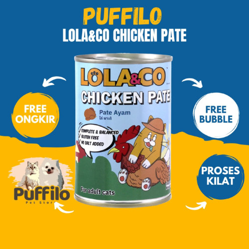 

MAKANAN KUCING BASAH KALENG CHICKEN PATE