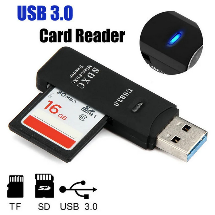 Card Reader 2in1 USB 3.0 OTG SD Card MicroSD