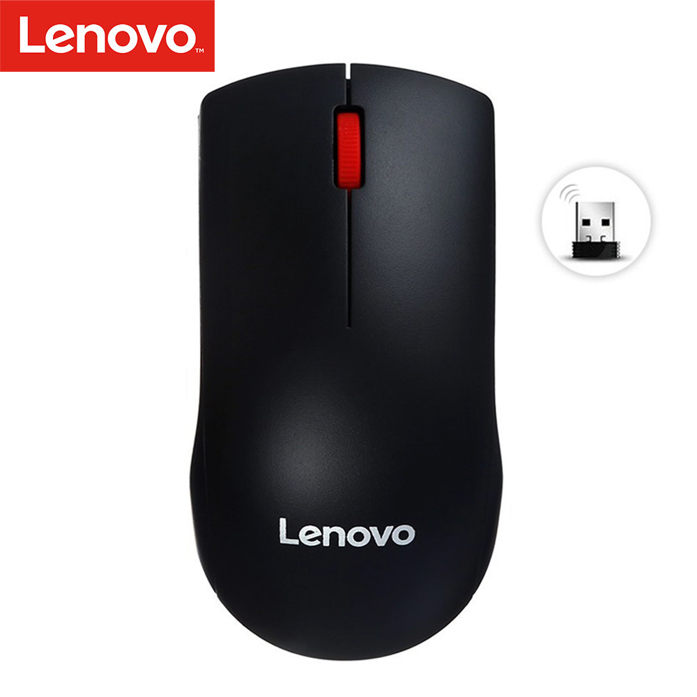 Lenovo M120 Pro Wireless Mouse 2.4GHz Laptop Mouse USB Receiver Ergonomic Optical Wireless Mouse Com