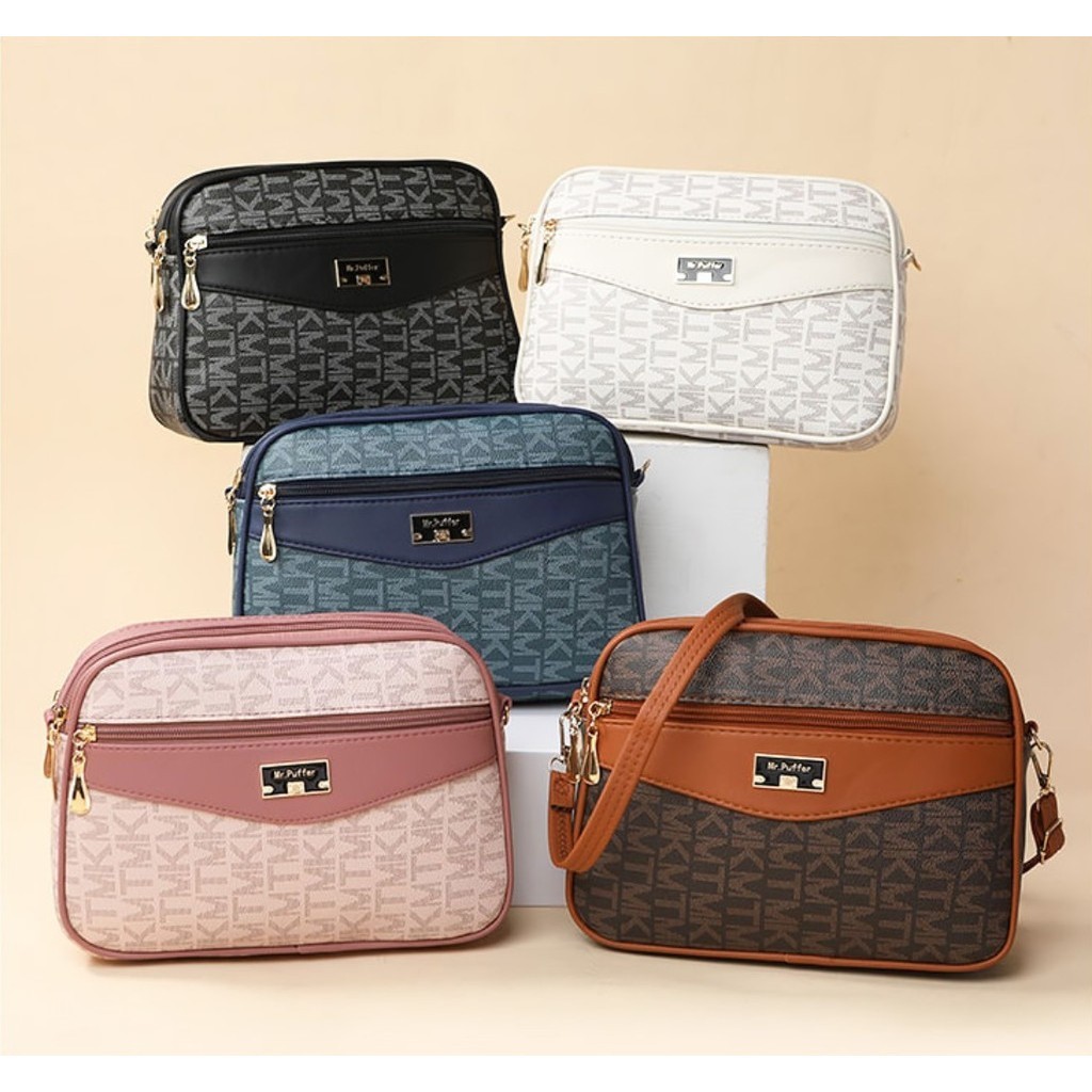 Tas Fashion Import  #6608 MK Handle shoulder bag Slempang Cewe Wanita Tas Selempang Cewek Impor