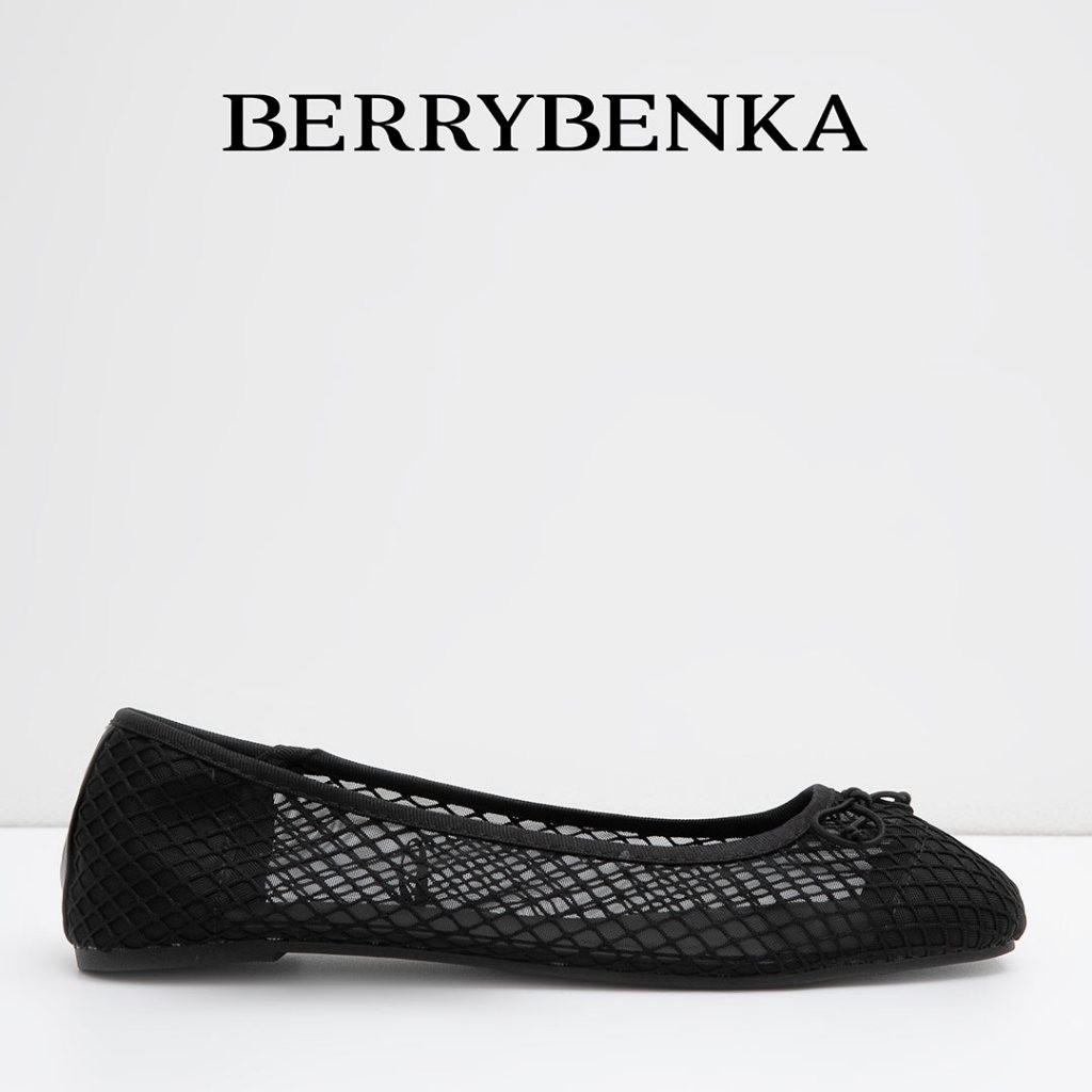fw42er Berrybenka - Sepatu Flatshoes Comfy Wanita Sofia Mashina Mesh Flat