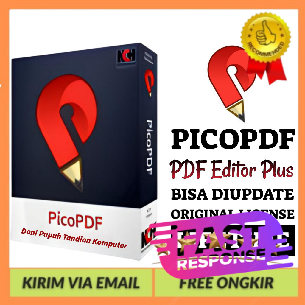 NCH PicoPDF PDF Editor Plus Original License Lifetime