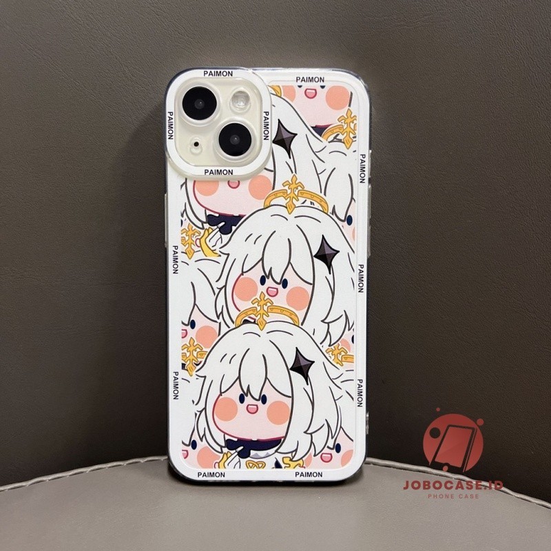 Case Realme Premium Paimon Genshin Impact  Transparent Protective Case Realme C55 C53 C51 C30s C21y 
