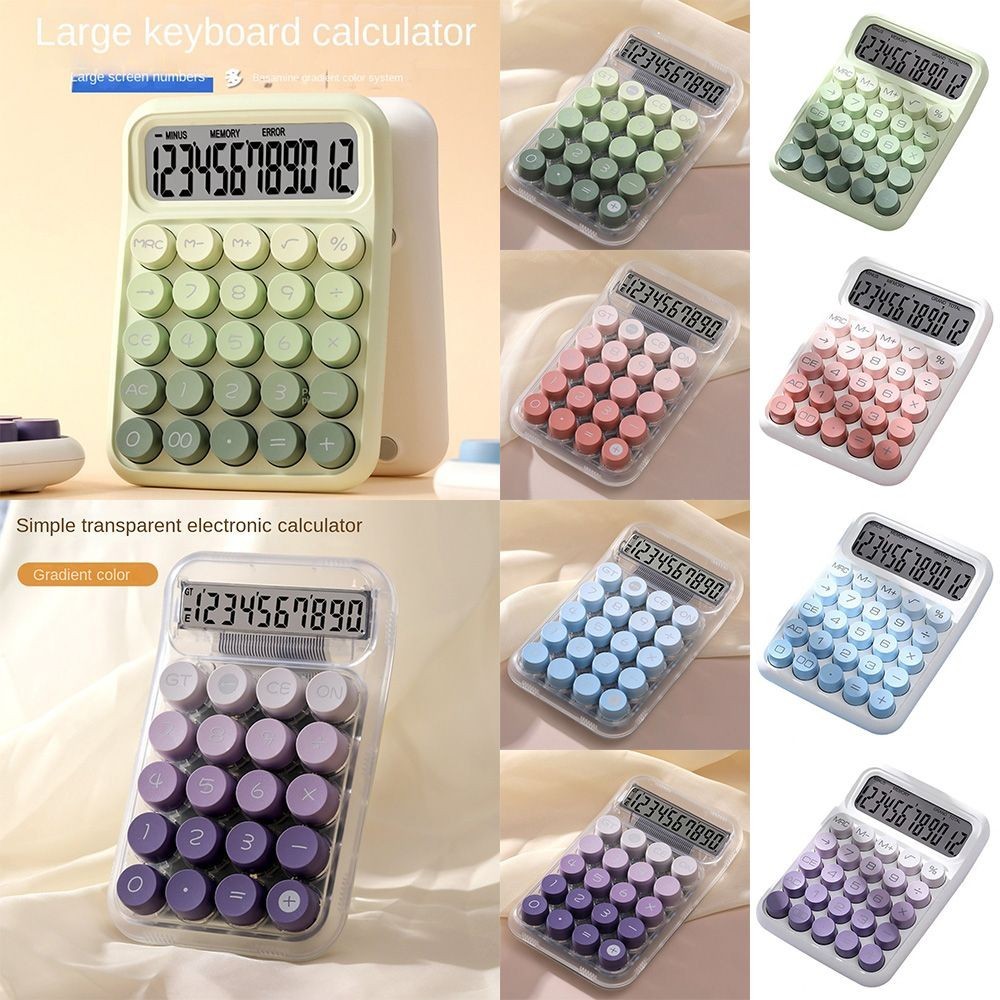 

Calculator Anti-slip Base Digital Calculator No Noise Student Portable Electronic Calculator Pretty Calculators