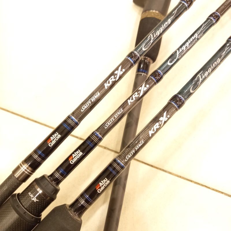 Joran Pancing Abu Garcia SALTY STAGE KR-X Jigging Spining & Over Head Rod | ALAT PANCING | PERLENGKA