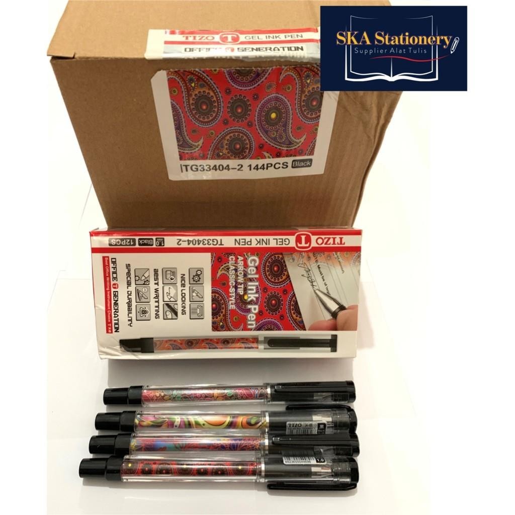 

Bolpen/Ballpoint/Pulpen/Ballpen Tizo Batik 33404-2 Hitam (Lusin)