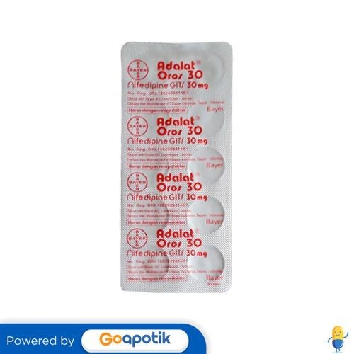 Adalat Oros 30 Mg Blister 10 Tablet