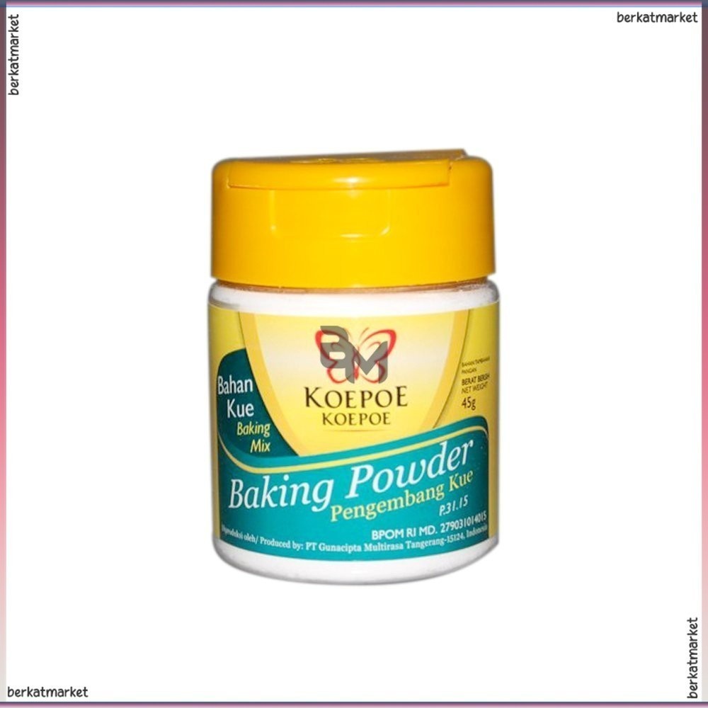 

BAKING POWDER KOEPOE KOEPOE BAKING POWDER 45G SODA KUE BUBUK PENGEMBANG KUE