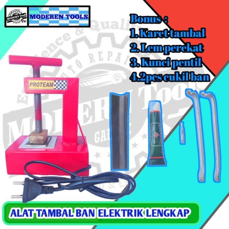 TERMURAH DAN TERLARIS Tambal ban listrik Alat tambal ban elektrik PAKET LENGKAP