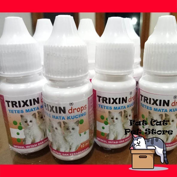 Trixin obat mata kucing - Trixin Cat Obat Tetes Mata & Hidung 15ml