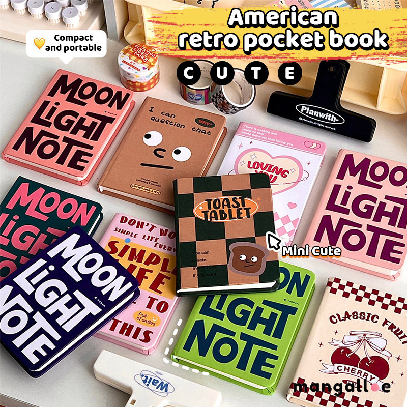 

【COD】 Buku Catatan Retro Gaya Amerika Buku Catatan Saku Mini Buku Catatan Portabel Pelajar MG