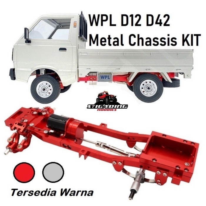 OG99 Metal Upgrade WPL D12 Kit Full Set with Motor 370 RC Car 1/10