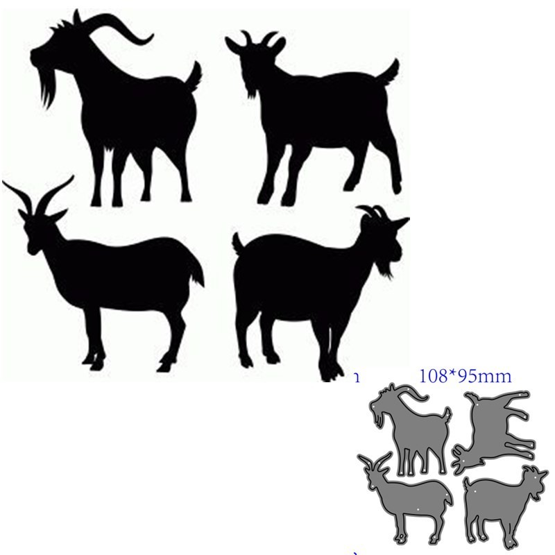 

metal cutting dies cut die mold Animal sheep decoration Scrapbook paper craft knife mould blade punch stencils dies