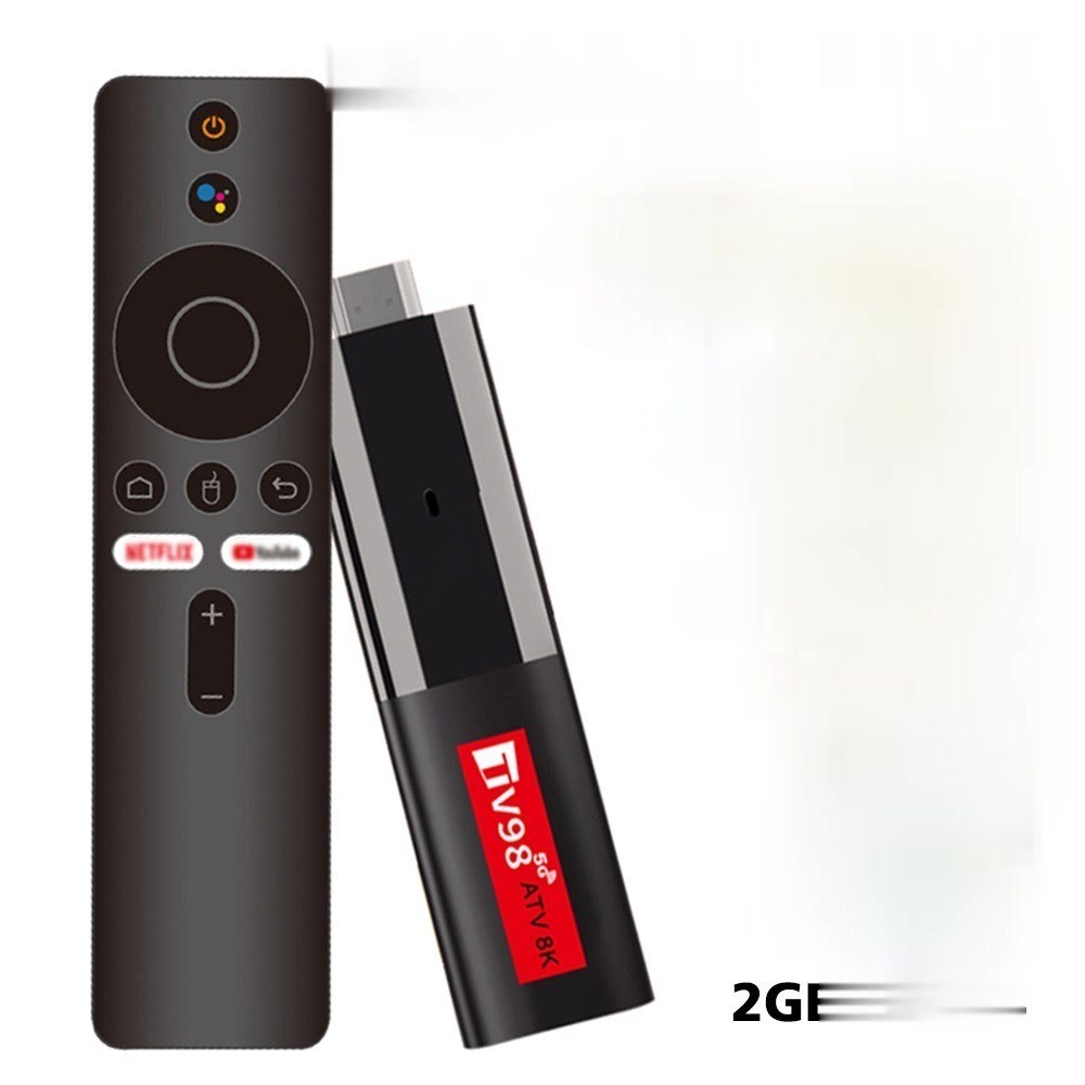 Mini TV Stick Android 14  Quad Core ARM Cortex A53 16GB Support 8K H.265 HD TV Box 2.4G 5G Streaming