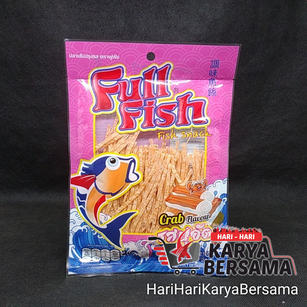 

FISH SNACK FULL FISH CRAB FLAVOUR 21GR