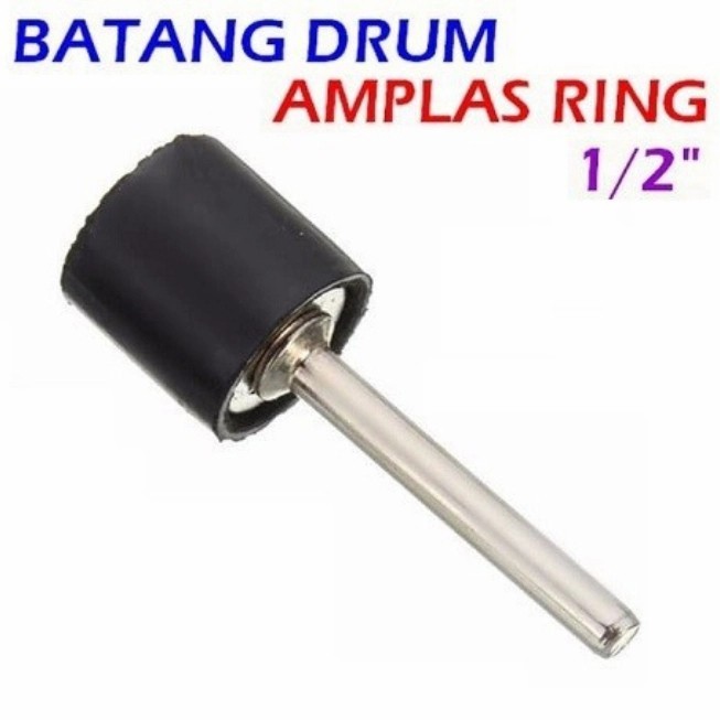 KS99 Batang drum kecil 12mm 1/2 inch amplas ring bor gerinda as mandrell