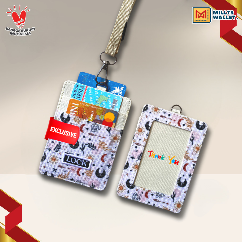 

Lanyard ID Card Holder Kantor dengan Desain Kasual untuk Pria dan Wanita MW47