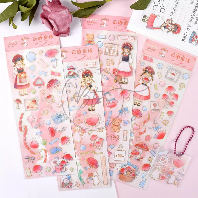 

Journamm.id 1pcs Stiker Gadis Lucu Jurnal Stiker Dekorasi Scrapbook