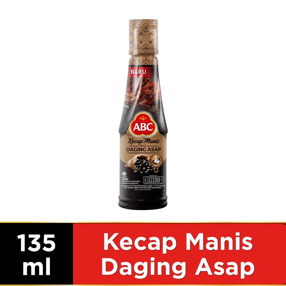 

ABC Kecap Manis Rasa Daging Asap 135 ml