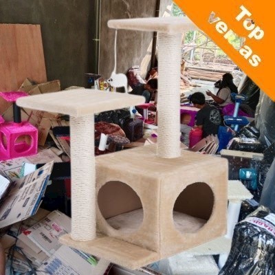 rumah kucing trbaru cat condo brkualitas bagus warna bisa rekues di kolom pemesanan nya hrga mura