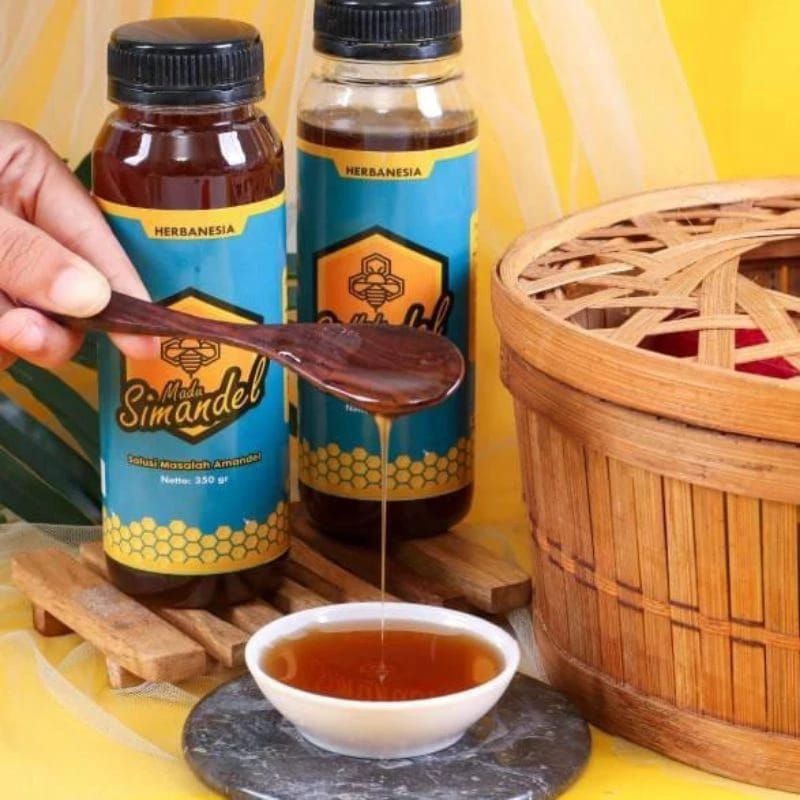 Simandel Madu Obat Herbal Amandel & Obat Tenggorokan Original