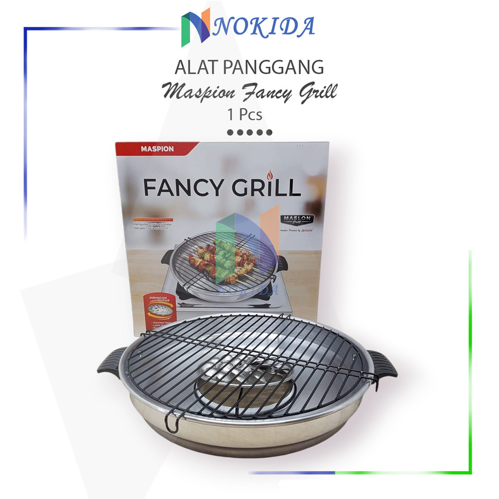 Nokida Alat Pemanggang Maspion Fancy Grill 33 cm / Untuk Panggangan Sosis Bakar