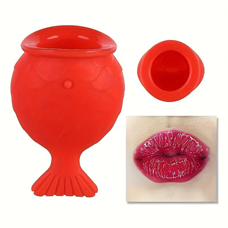 Lip Plumper Lip Filler Beauty Pump, Soft Silicone Pout Lip Enhancement Plumping Tool, Natural Pout T