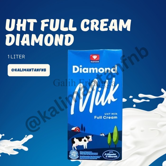 

nb Susu Diamond UHT Full Cream Plain 1L - SATUAN BY GRAB GOJEK ONLY - KOTAK