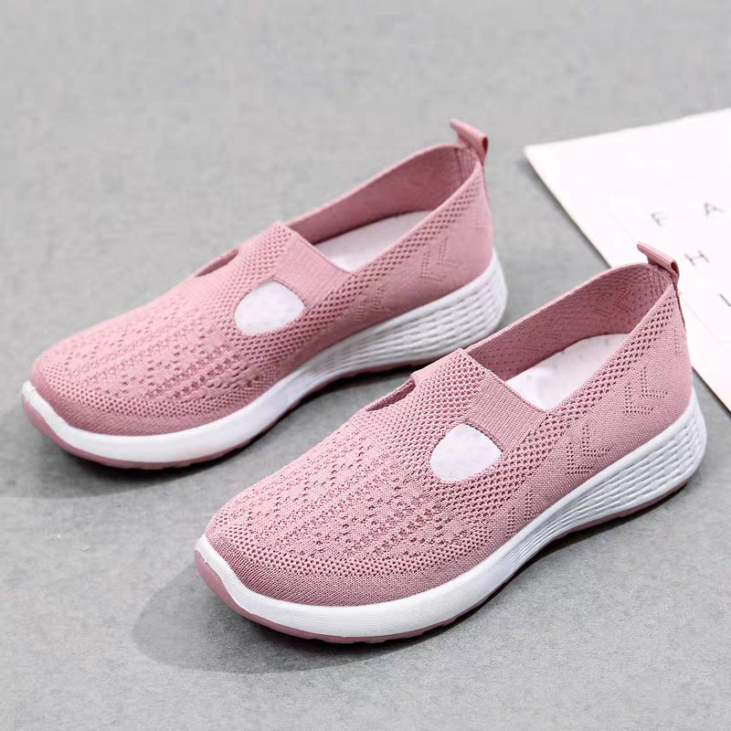 Grade Ori Evr Tiffany Free Box Sneakers Sepatu Wanita Motif 2 Lubang Bahan Kanvas Lv0156