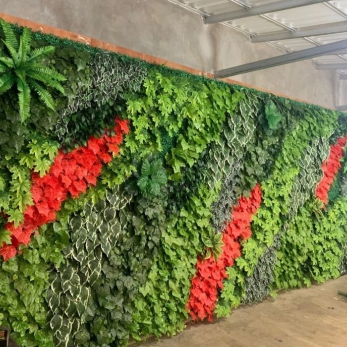 vertical garden artificial dinding - Taman vertical garden sintetis