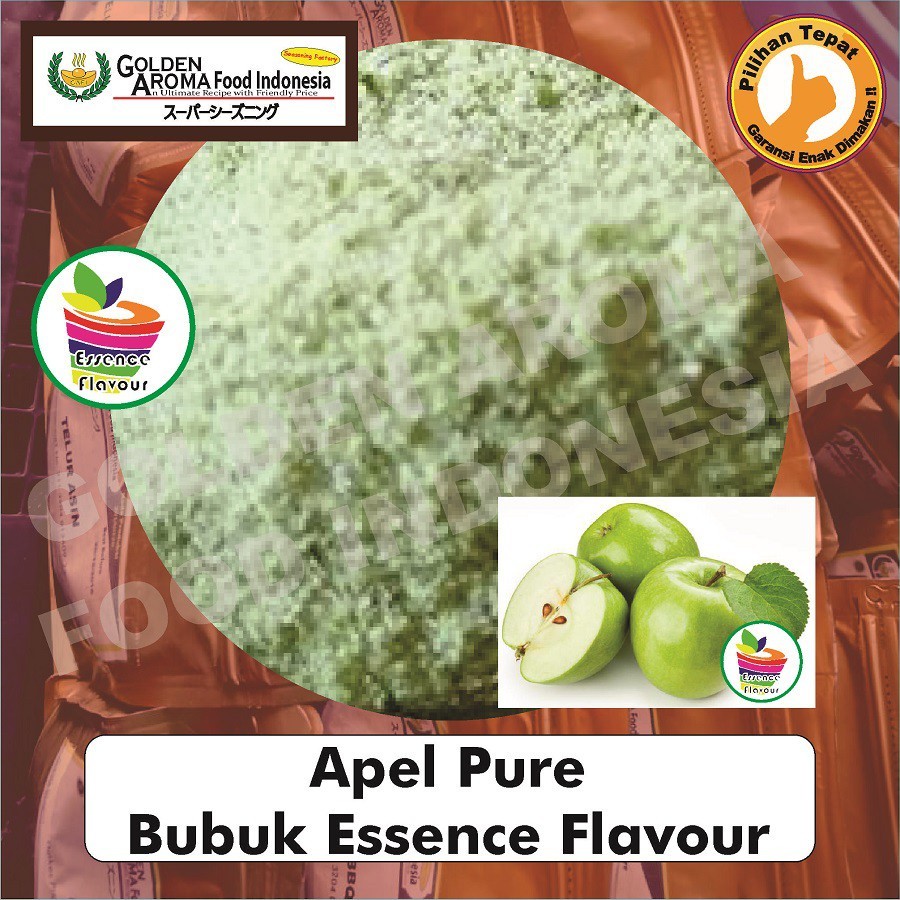 

Bubuk Apel Murni EFE 100gram Pure apple Powder 100 gr Essen Flavor Ekstrak Tanpa Gula Halal Enak Murah Essence Premium