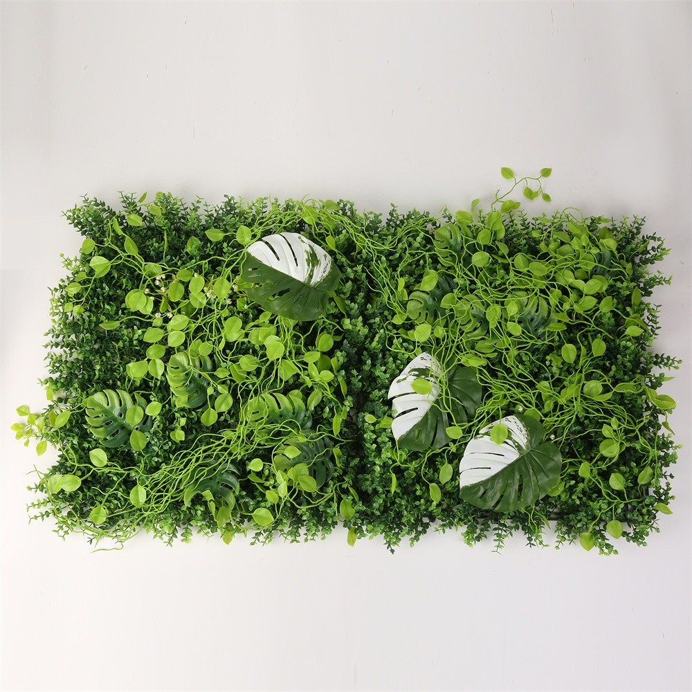 Rumput Dinding Sintetis Daun Hias Sintesis Dekorasi Dinding Artificial Rumput Plastik