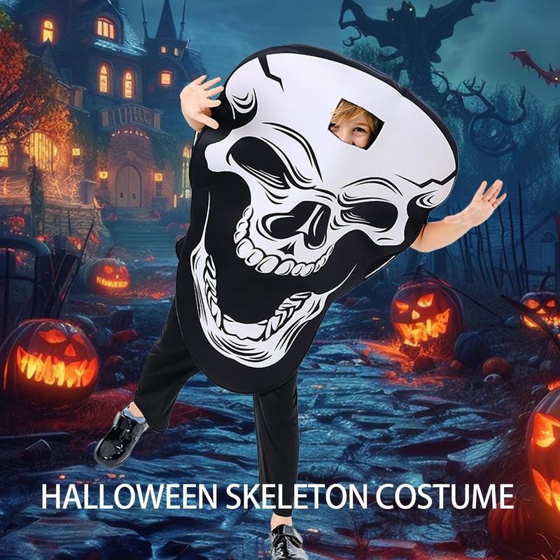 Skeleton Costume Kids Kids Skeleton Outfit Fancy Dress Role Play Supply Holiday Clothes Cosplay Dres