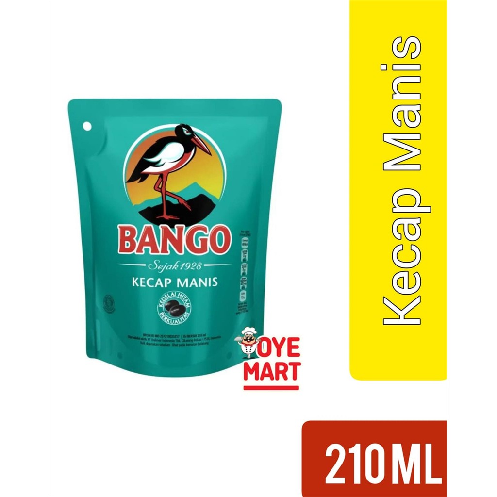 

BANGO KECAP MANIS POUCH 210ML