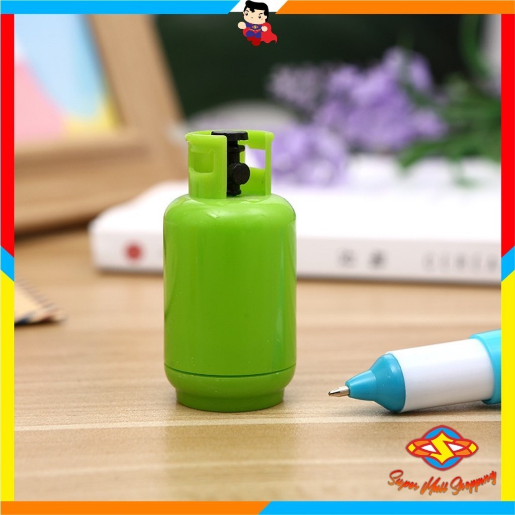 

SMS Pena Lucu Bentuk Tabung Gas Bullet Tip 0.5mm Pulpen Capsul Motif Tabung Gas Alat Tulis Sekolah Kantor Gas Cylinder Bolpoint Perlengkapan Menulis Anak Pen Motif Unik Untuk Souvenir Pernikahan Cendera Mata Murah Import