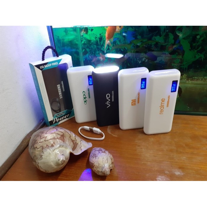 Powerbank merk Brand Samsung, Xiaomi, Oppo 99000mah