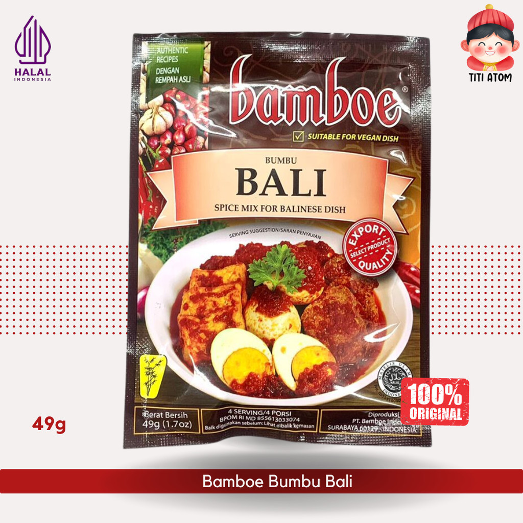 

[1 BOX 24PCS] Bamboe Bumbu Bali Instan 49g