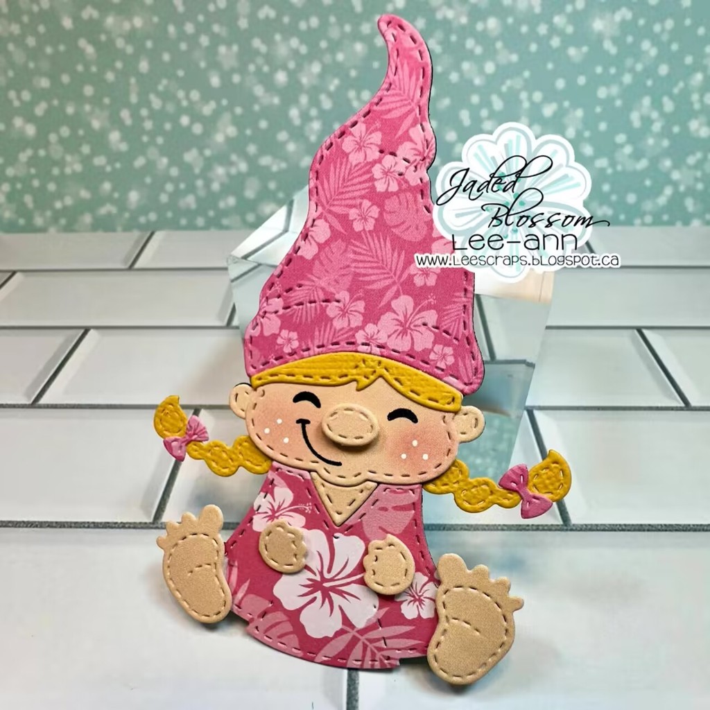 

2024 New Gnome Gril Face Metal Cutting Dies DIY Making Card Scrapbook Embossed Paper Album Craft Supplies Template Decoration