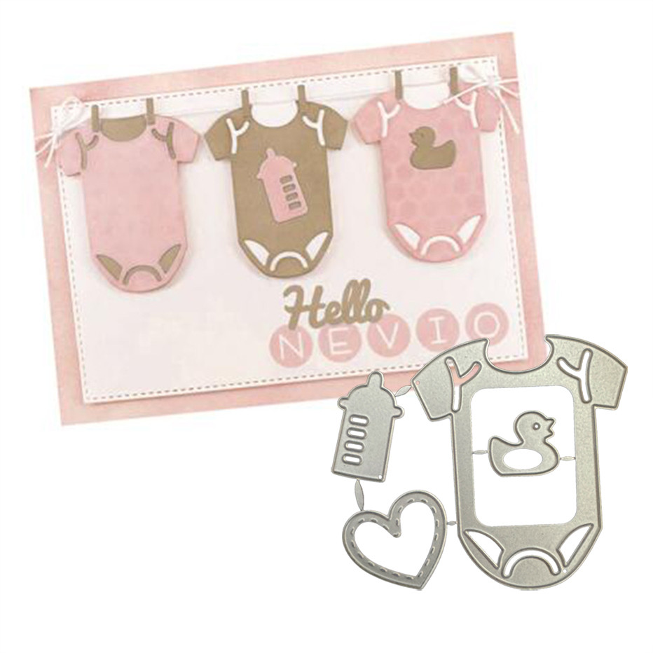 

Babywear Metal Cutting Dies for DIY Scrapbooking and Card Making Decor Embossing Craft Die Cut