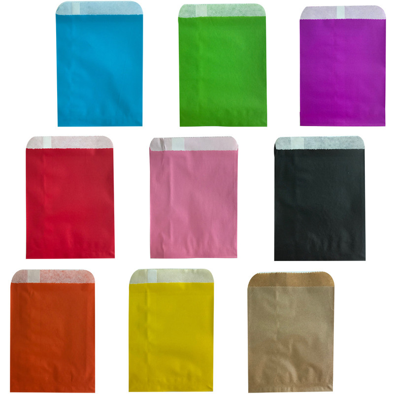 

Biodegradable colored gift kraft paper bags exquisite gift bags bread bags candy packaging kraft lunch bags baked takeaway bags