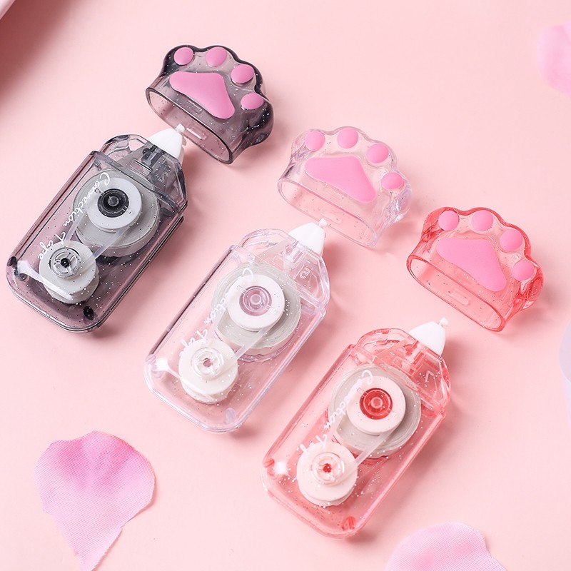 

Twingo Cat Claw Portable Correction Tape Kawaii White Out Corrector Promotional Gift Stationery Student Prize School Office 6M