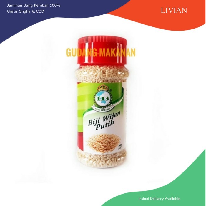 

lv Biji Wijen Putih / Sesame Seeds 55gr - Standard