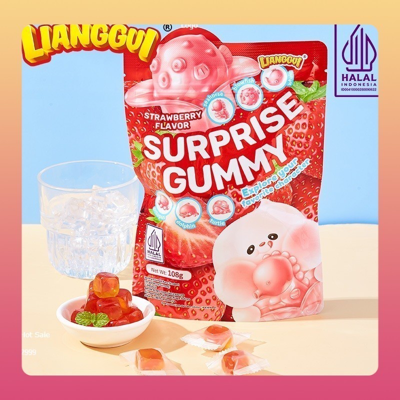 

[Makanan viral halal unik]LIANGGUI HALAL Mango Flavoured Candy Grape and Strawberry Fudge Mangga Anggur Jelly | Jelly Varian Rasa Permen yang enakSuprise Candy 3 Varian Rasa | Permen Buah Rasa ( Mangga , Anggur dan Strawberry )