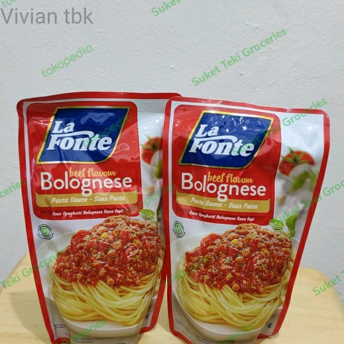 

vv La Fonte Saus Pasta Bolognese Sauce 315gr Best Seller