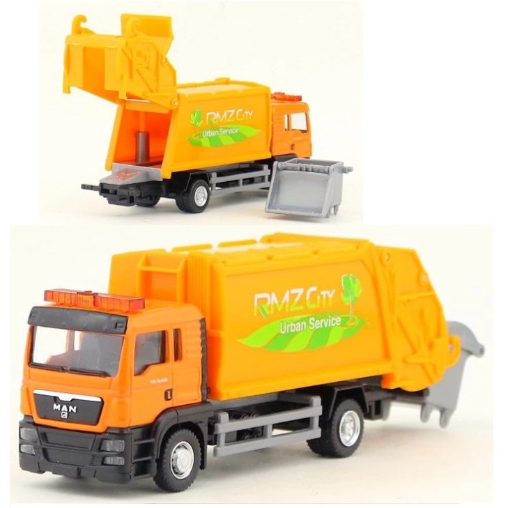 Diecast Miniatur RMZ City Man TGS Garbage Truck