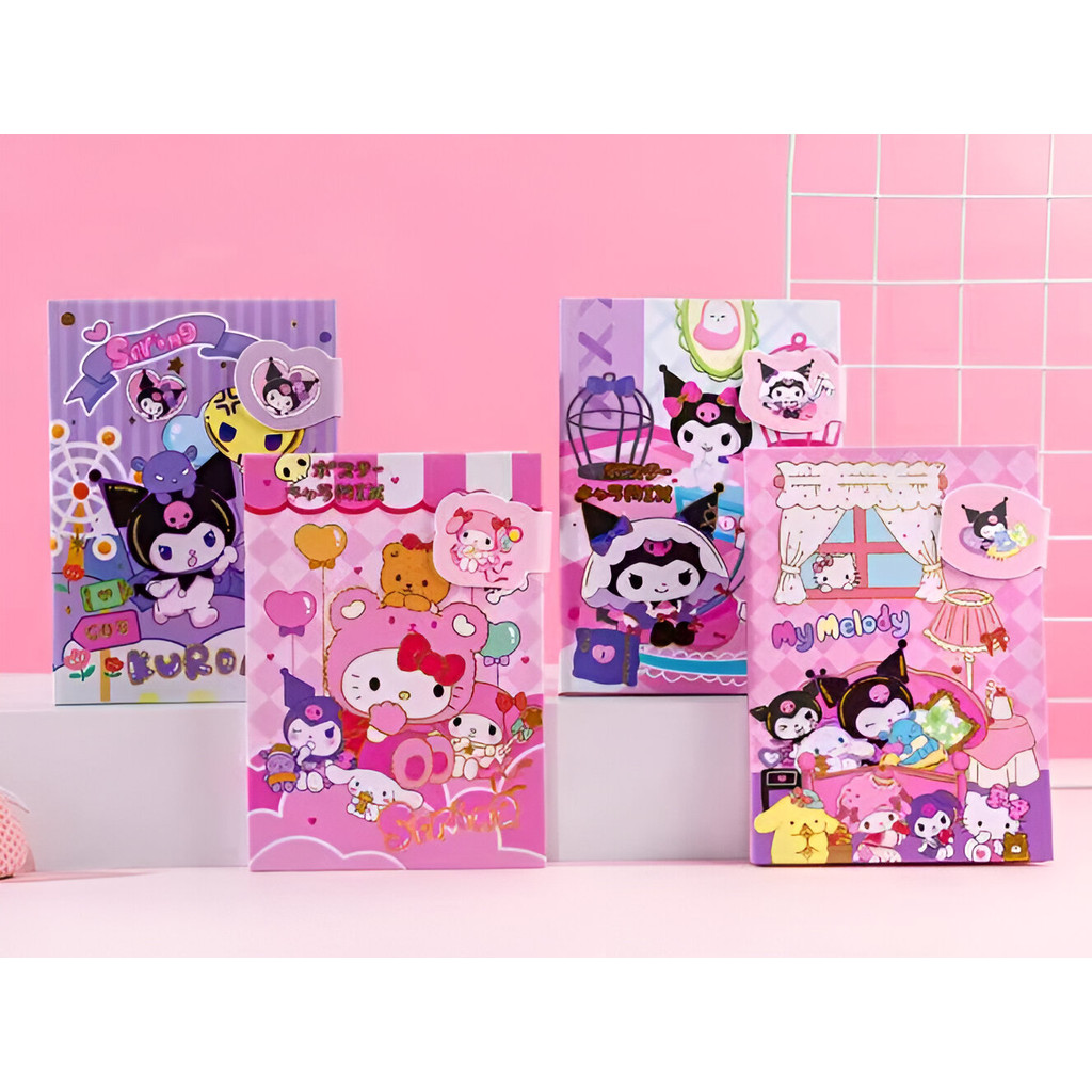 

Notebook Diary Magnetic Kertas Warna Motif Sanrio Kuromi Melody Cinnamonroll 13x18.6CM - GG0371